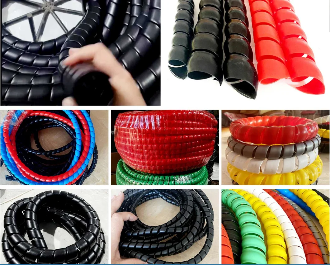 Forestry PP Hose Sleeve Cable Spring Spiral Wrap Guard