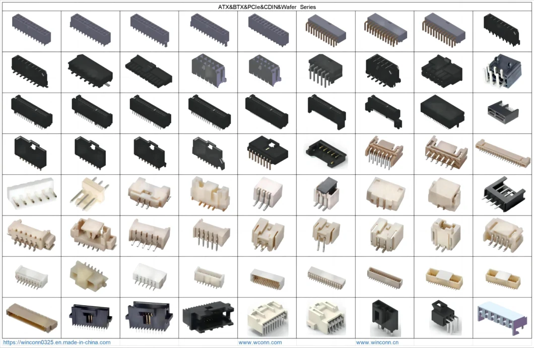 Hot Products 2.0mm Machined Pin Header Right Angle in Pitch Double Row PCB Connector Header